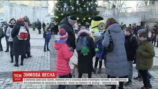 Українців очікує весняна погода на Новий рік