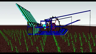 Rice transplanter Machine Design -  Drawing Sketchup (part 01)