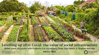 Levelling up after Covid:  the value of social infrastructure