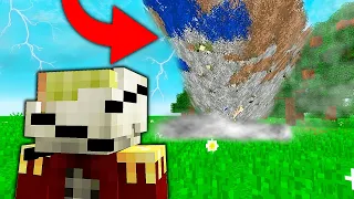 TORNADO zniszczyło MÓJ DOM! - Minecraft: Przygody z Flotharem #5