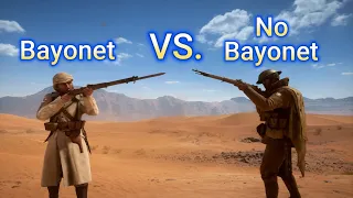 Battlefield 1 - Bayonet vs. No Bayonet comparison