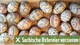 Sorbische Ostereier verzieren im Spreewald