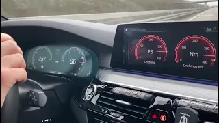 BMW 540i g31 xdrive top speed