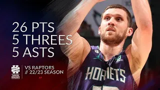 Svi Mykhailiuk 26 pts 5 threes 5 asts vs Raptors 22/23 season