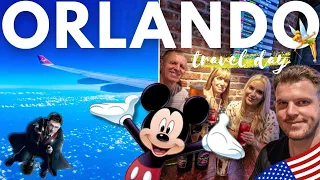 ORLANDO TRAVEL DAY! | Manchester To Orlando, Florida - Flight, Car Hire, Food & More! | Vlog