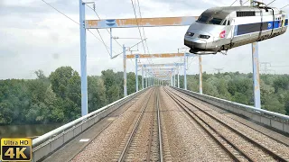 TGV Atlantique Cabride Libourne - St-Pierre Des Corps à 220 km/h [Ligne classique Bordeaux - Paris]