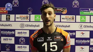 BERLIN Recycling Volleys and PGE Skra BELCHATOW #CLVolleyM 4th Round post-match interviews