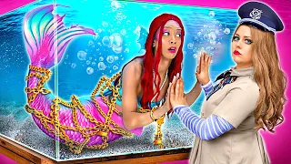 Meerjungfrau werden 🧜‍♀ M3GAN vs. Meerjungfrau im Knast! Makeover mit Hacks von La La Lebensfreude