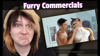 Reacting to FURRY COMMERCIALS!