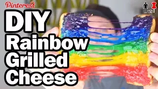 DIY Rainbow Grilled Cheese - Pinterest Test - Man Vs Pin #96