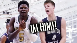 Anthony Edwards GOES CRAZY in Wild High School Finish! Crowd Erupts!