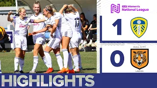 HIGHLIGHTS: LEEDS UNITED WOMEN 1-0 HULL CITY LADIES | FA WOMEN'S NATIONAL LEAGUE