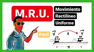 MRU Movimiento rectilíneo uniforme conceptos básicos