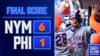 Alonso Homers Twice in Mets Win over Philly