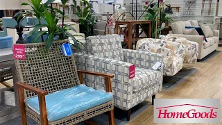 HOMEGOODS SHOP WITH ME COFFEE TABLES ARMCHAIRS SOFAS FURNITURE HOME DECOR SHOPPING STORE WALKTHROUGH