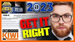 IRS Form 1040-X Line-by-Line lnstructions 2023: How to Amend Your Personal Tax Return 🔶 TAXES S2•E91