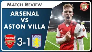 HIGHLIGHTS | Arsenal vs Aston Villa (3-1) | Smith Rowe scores and assists in a dominant win!