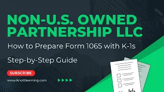 Foreign Owned Multi-Member LLC - Form 1065 Reporting for Nonresidents