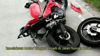 Блогерша разбилась на мотоцикле в Бали / Blogger crashed on a motorcycle in Bali