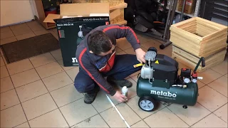 W PASIECE - KOMPRESOR METABO BASIC 250-24W  ZSZYWACZ PNEUMATYCZNY PANSAM A533152