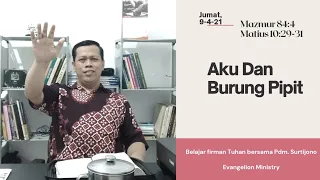 Aku Dan Burung Pipit (Mazmur 84:4; Matius 10:29-31)