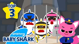 FREEZE! Catch the Thief Baby Shark | +Compilation | Hide'n Seek&Hospital Play | Baby Shark Official