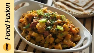 Aloo Bhujiya with Tamatar recipe by Food Fusion (Ramzan Sehri Special Recipe)