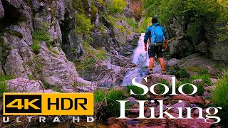 Solo hiking 20 miles in SPAIN Between Mountains, rivers and waterfalls