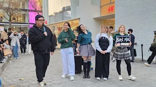 𝙇𝙞𝙫𝙚 20230305 Sun. BlackMist#블랙미스트 Hongdae Busking 홍대 버스킹 SnowHorse#눈말