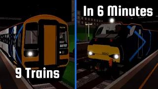 9 Trains In 6 Minutes At Coxly