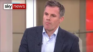 Jamie Carragher apologises for 'moment of madness' as he's suspended by Sky after spitting incident
