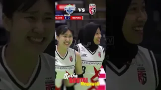 Spike Brutal Megawati Hangestri - Red Sparks vs Hill State, #shorts #redspark #megawati #vleague