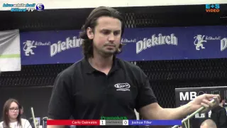 AC2016 - Joshua Filler vs Carlo Dalmatin - bluewhiteball Billard TV