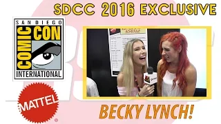 BECKY LYNCH - Mattel WWE Interview at SDCC 2016!