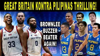 GILAS PILIPINAS vs GREAT BRITAIN - Brownlee Napakalakas! 2K Simulation Game