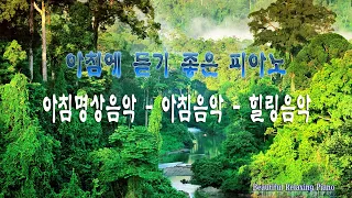 머리가 맑아지는 아침의 숲속 피아노 음악 - 비의 소리 배경 음악, 하루10분 만병을 치료 해주는 힐링 명상 기치료 음악 및 영상, 힐링음악, 마음이 편안해지는 음악, 명상음악