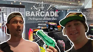 Vlog in Detroit! Barcade The Original Arcade Bar