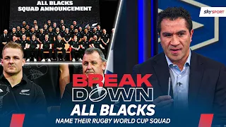 All Blacks Rugby World Cup Squad Announcement SPECIAL 😍 | The Breakdown