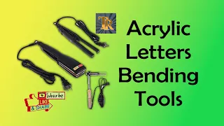 ACRYLIC LETERS BENDING TOOLS FOR SIGN BOARD WORKS | @TAMIL REVIEW  LIKE, SHARE & SUBSCRIBE