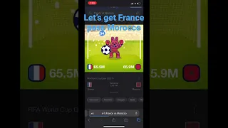 Mini World Cup let’s get France pass Morocco France vs Morocco google doodle