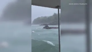 Storm Video - Waves in Falmouth