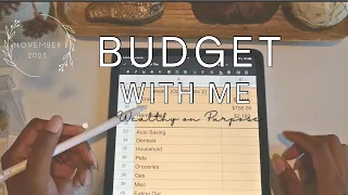 BUDGET WITH ME | NOVEMBER 2023 WEEK 1 | CASH STUFFING ENVELOPES