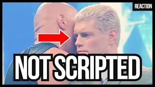 Cody Rhodes WENT OFF SCRIPT In HUGE Segment With The Rock?!