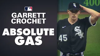 White Sox Garrett Crochet hits 100 mph 11 times in ONE inning vs. Indians!