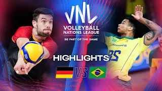 🇩🇪 GER vs. 🇧🇷 BRA - Highlights | Week 2 | Men's VNL 2024