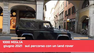 Notte in Land Rover Defender 110 -Passo della Cisa -seguo la Mille miglia