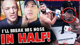 Reactions to Anthony Johnson KO Bellator DEBUT! Conor McGregor GOES OFF on Joshua Fabia, Cerrone