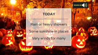 Sunday afternoon forecast 31/10/21