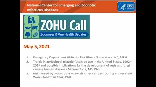 CDC ZOHU Call May 5, 2021