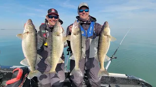 Trolling Rapala Husky Jerks and Scatter Rap Tail Dancers for Lake Erie Walleyes - IDOTV S16 E19